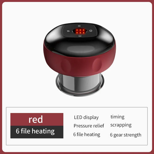 7-In-1 Smart Cupping Therapy Massager with Red Light Scraping Therapy