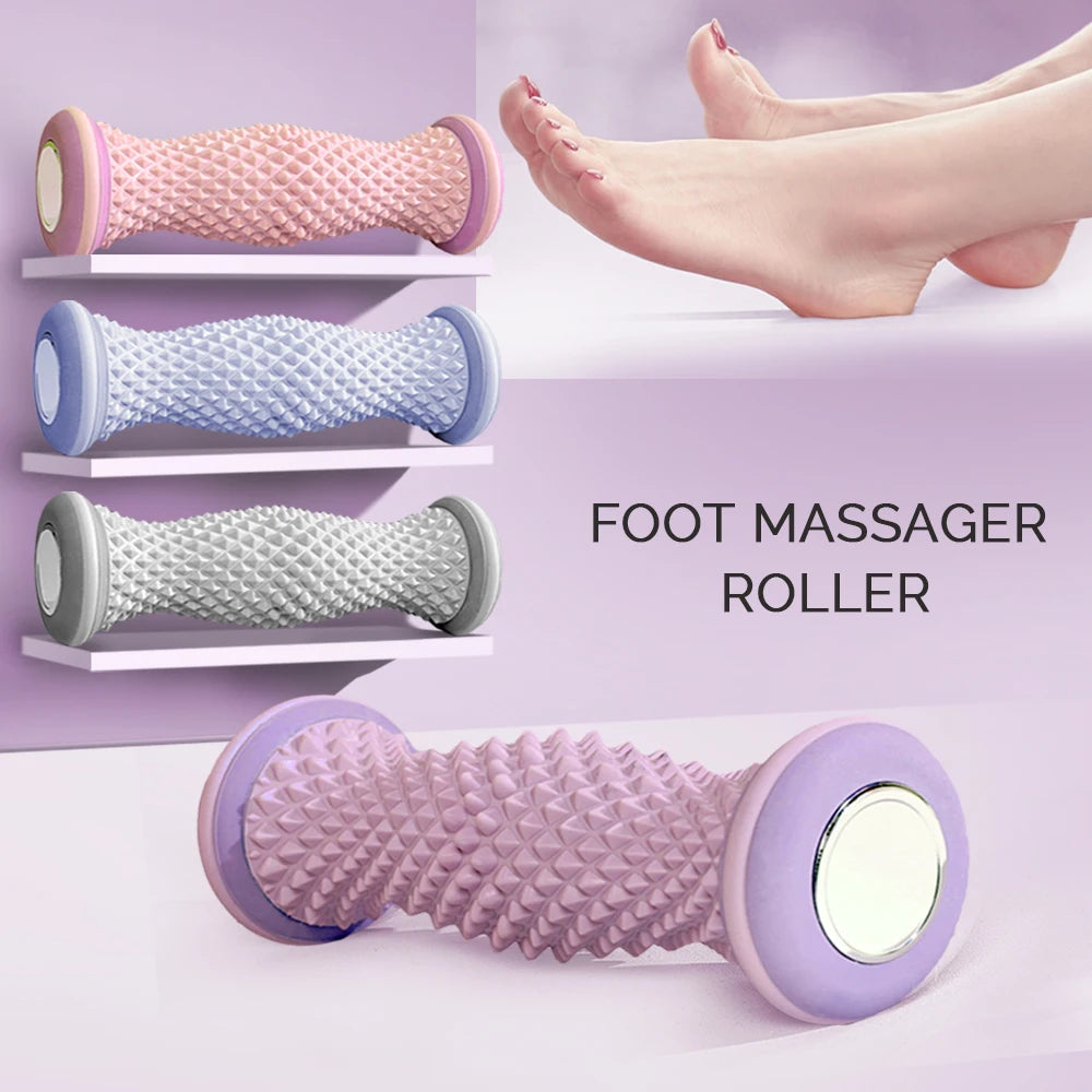 Foot Massage Roller — Plantar Fasciitis Acupressure Relief Tool