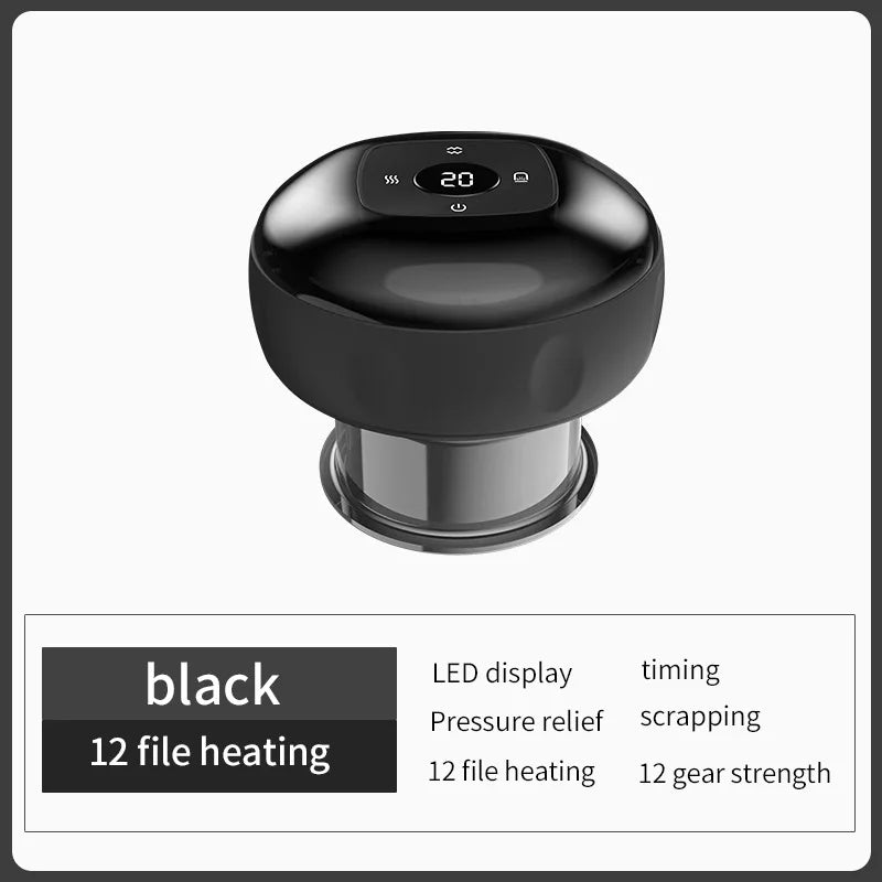 7-In-1 Smart Cupping Therapy Massager with Red Light Scraping Therapy