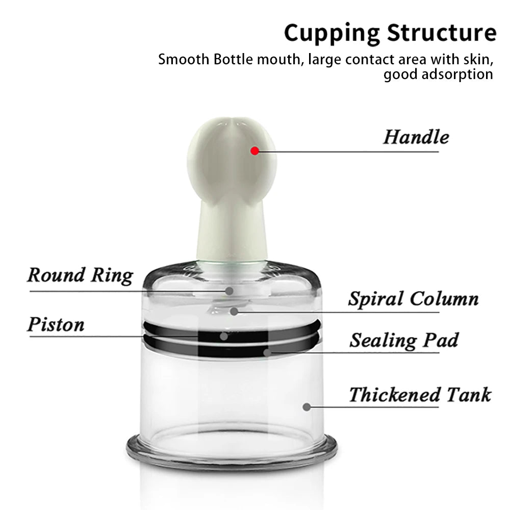 Chinese Cupping Therapy Massage Set — Vacuum Suction Cups for Muscle & Back Pain Relief