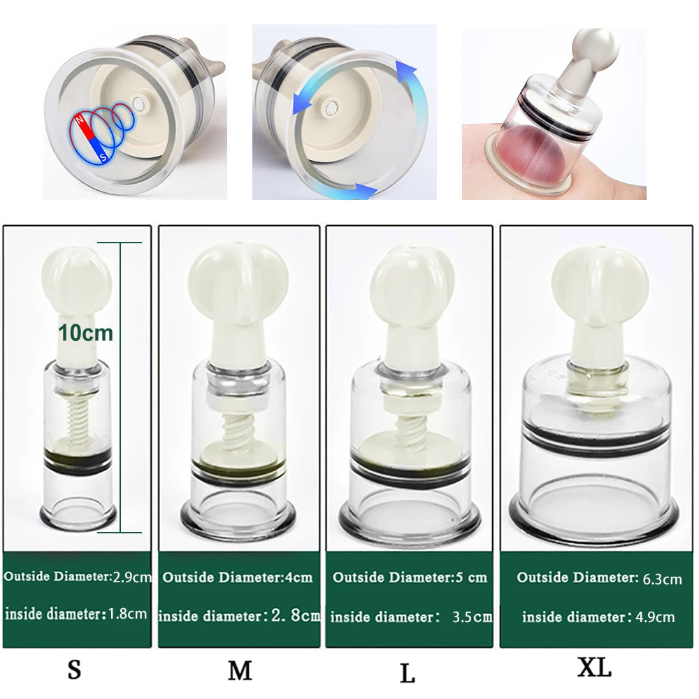 Chinese Cupping Therapy Massage Set — Vacuum Suction Cups for Muscle & Back Pain Relief