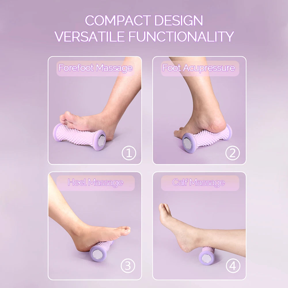 Foot Massage Roller — Plantar Fasciitis Acupressure Relief Tool
