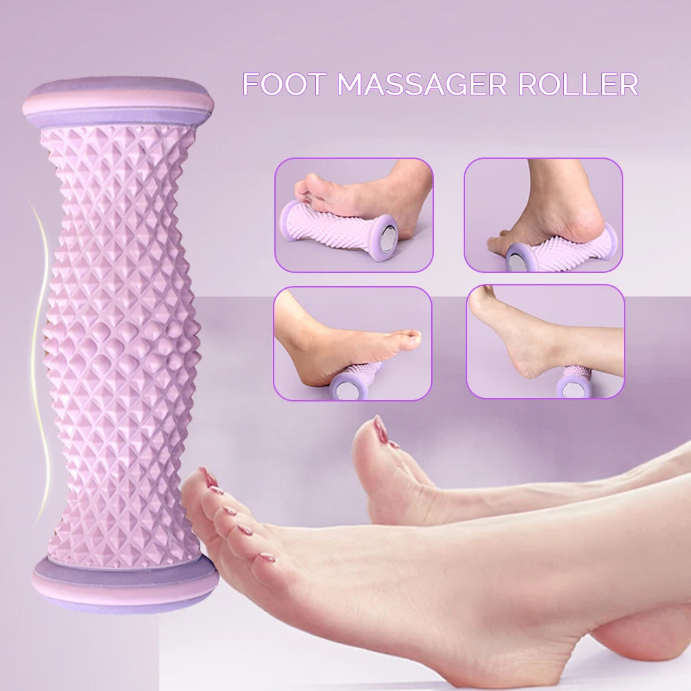 Foot Massage Roller — Plantar Fasciitis Acupressure Relief Tool