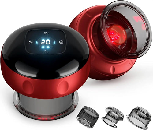 7-In-1 Smart Cupping Therapy Massager with Red Light Scraping Therapy